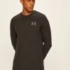 Ανδρικά Μακρυμάνικα Longsleeve Under Armour χρώμα: μαύρο