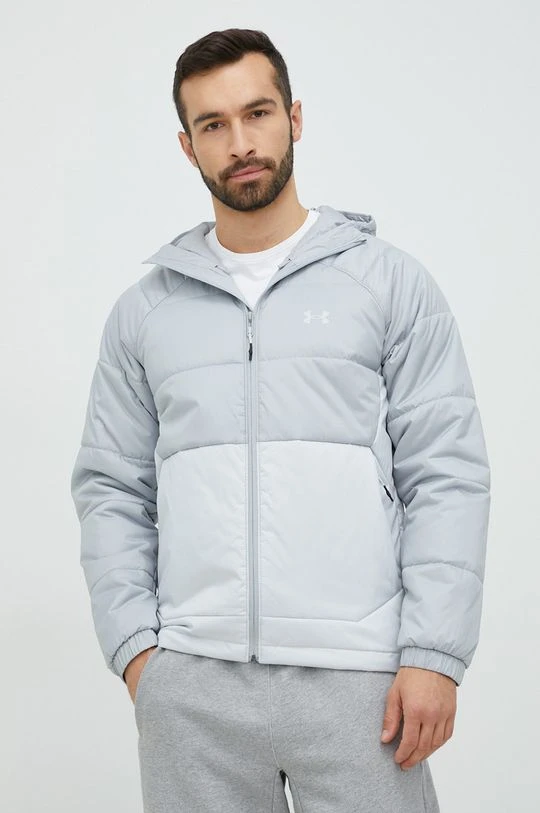 Ανδρικά Κοντά μπουφάν Μπουφάν Under Armour γκρι, - Image 4