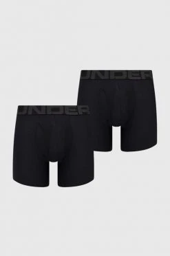 Ανδρικά Μπόξερ και σλιπ Μποξεράκια Under Armour 2-pack μαύρο