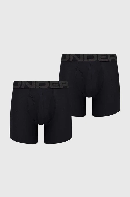 Ανδρικά Μπόξερ και σλιπ Μποξεράκια Under Armour 2-pack μαύρο