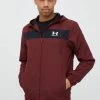 Ανδρικά Κοντά μπουφάν Αντιανεμικό Under Armour καφέ,
