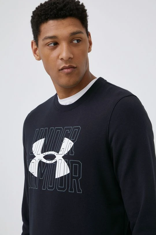 Ανδρικά Χωρίς φερμουάρ Μπλούζα Under Armour χρώμα: μαύρο, - Image 4