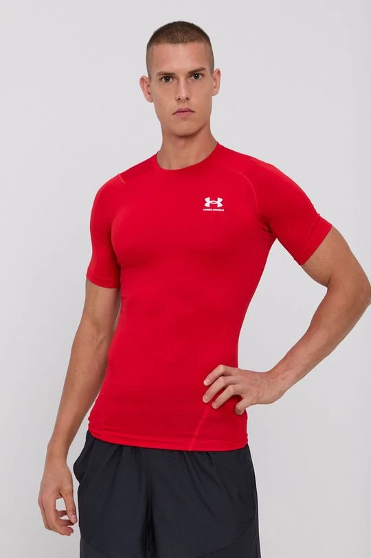 Ανδρικά Μπλουζάκια Μπλουζάκι προπόνησης Under Armour κόκκινο - Image 4