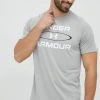 Ανδρικά Μπλουζάκια Μπλουζάκι προπόνησης Under Armour 2.0 , χρώμα: γκρι