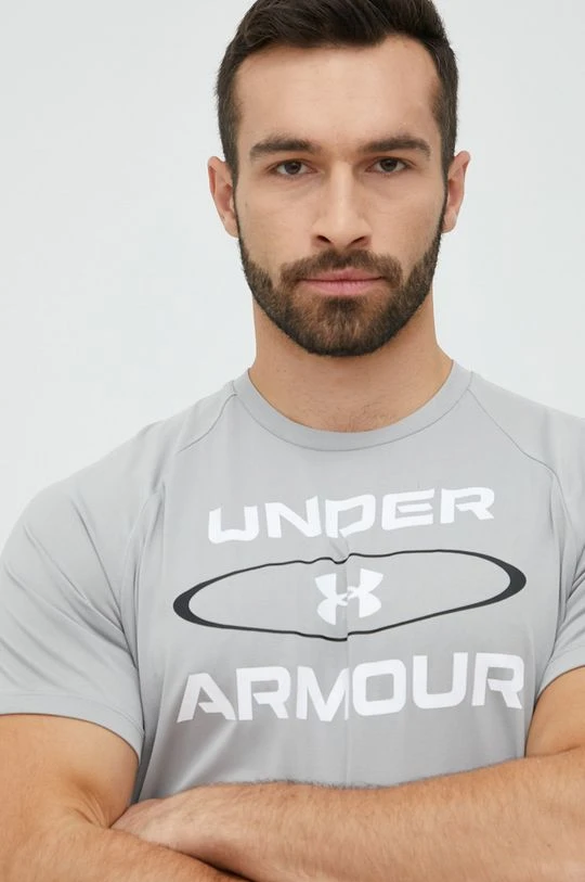 Ανδρικά Μπλουζάκια Μπλουζάκι προπόνησης Under Armour 2.0 , χρώμα: γκρι - Image 3