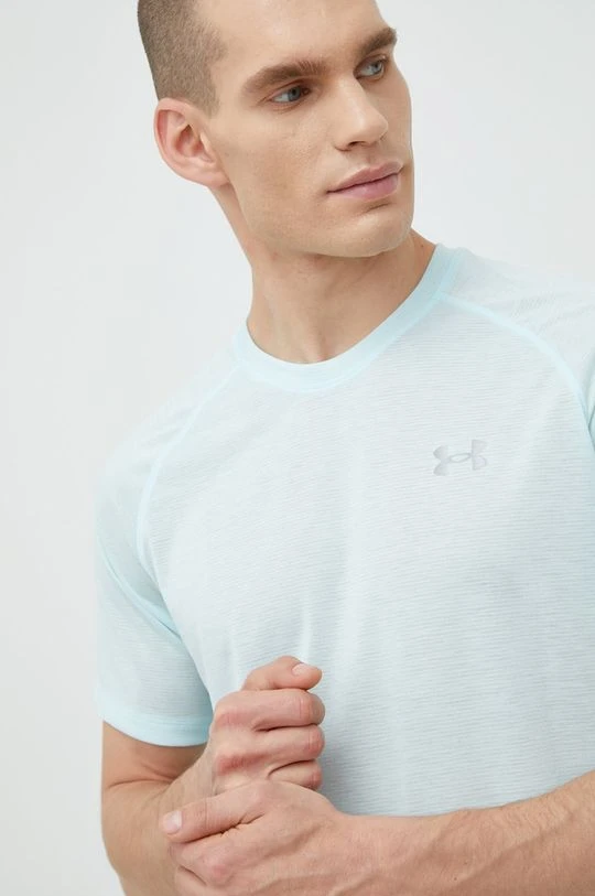 Ανδρικά Μπλουζάκια Μπλουζάκι για τρέξιμο Under Armour ναυτικό μπλε - Image 4