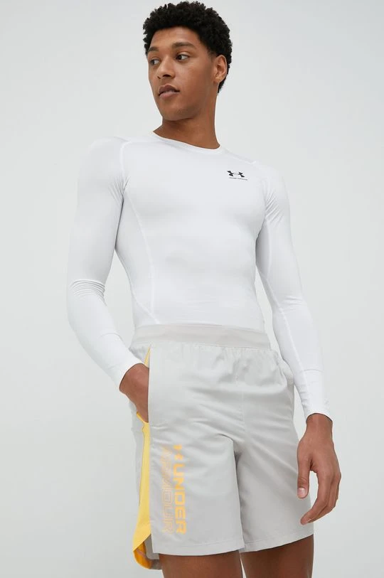 Ανδρικά Σορτς τρεξίματος Under Armour , χρώμα: μπεζ