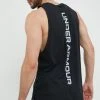 Ανδρικά Αμάνικα Μπλουζάκι Under Armour , χρώμα: μαύρο
