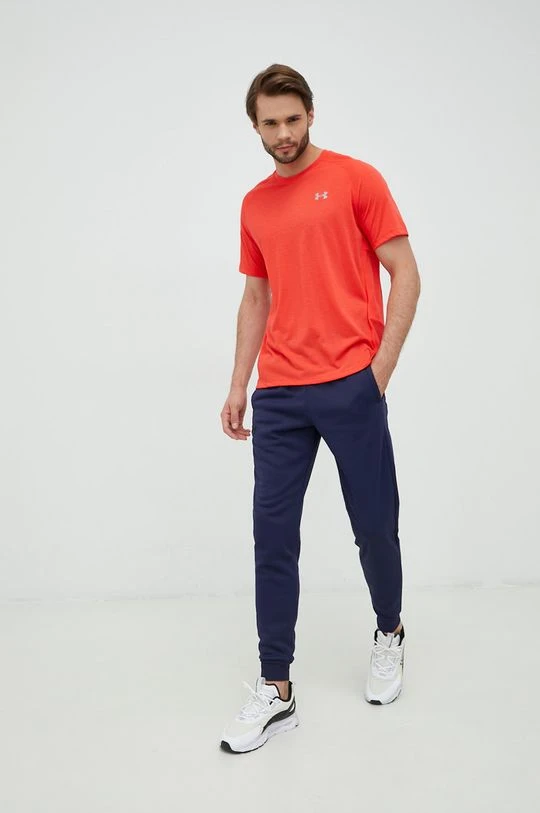 Ανδρικά Μπλουζάκια Μπλουζάκι για τρέξιμο Under Armour κόκκινο - Image 2