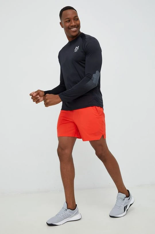 Ανδρικά Μακρυμάνικα Προπόνηση μακρυμάνικο Under Armour Armourprint μαύρο - Image 3