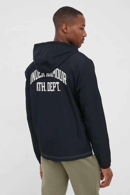 Ανδρικά Κοντά μπουφάν Αντιανεμικό Under Armour Sportstyle Athletic Department μαύρο - Image 3