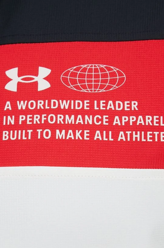 Ανδρικά Κοντά μπουφάν Αντιανεμικό Under Armour Sportstyle Athletic Department μαύρο - Image 5