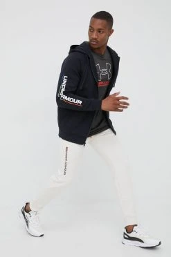 Ανδρικά Παντελόνια φόρμας Παντελόνι φόρμας Under Armour χρώμα: μπεζ