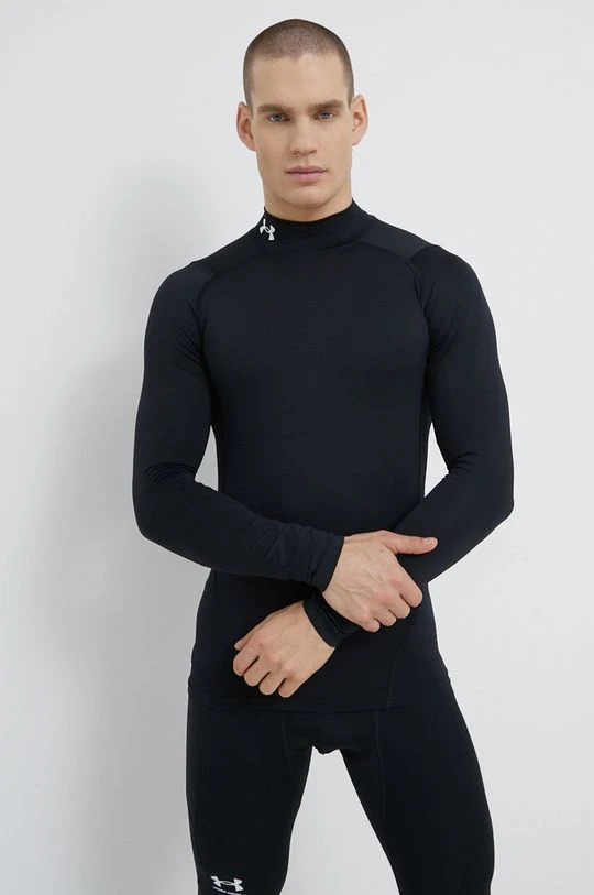 Ανδρικά Μακρυμάνικα Longsleeve Under Armour χρώμα: μαύρο - Image 2