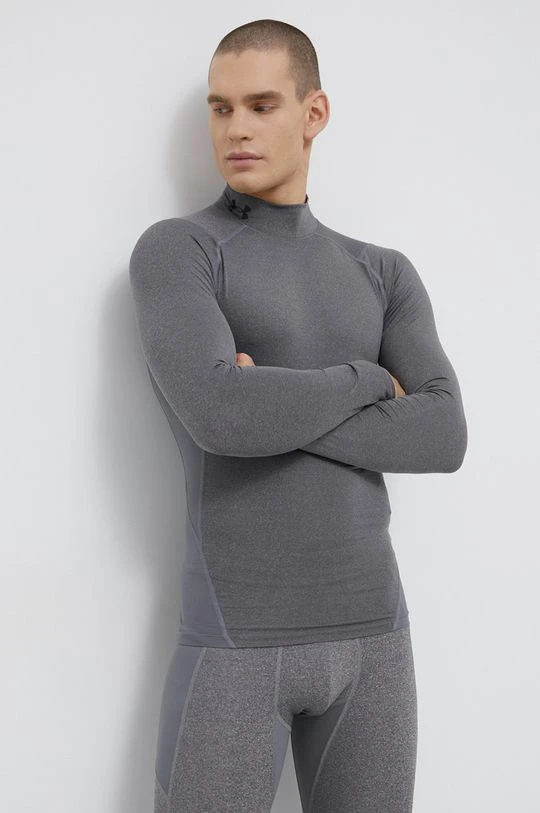 Ανδρικά Μακρυμάνικα Longsleeve Under Armour χρώμα: γκρι