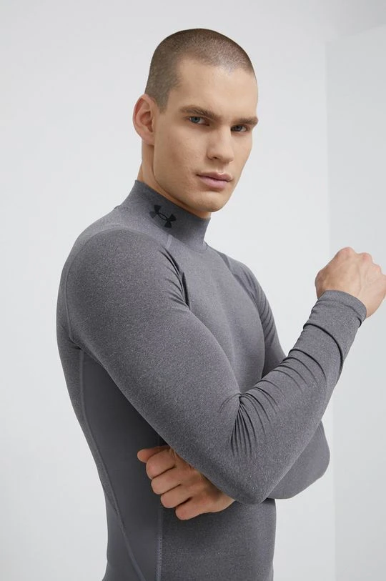 Ανδρικά Μακρυμάνικα Longsleeve Under Armour χρώμα: γκρι - Image 4