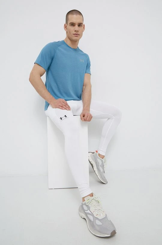 Ανδρικά Μπλουζάκια Μπλουζάκι για τρέξιμο Under Armour Streaker τιρκουάζ - Image 2