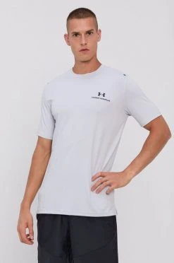 Ανδρικά Μπλουζάκια Under Armour - Μπλουζάκι πράσινο χάλυβα