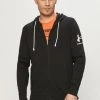 Ανδρικά Με φερμουάρ Μπλούζα Under Armour χρώμα: μαύρο