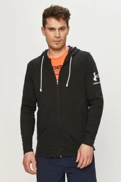 Ανδρικά Με φερμουάρ Μπλούζα Under Armour χρώμα: μαύρο
