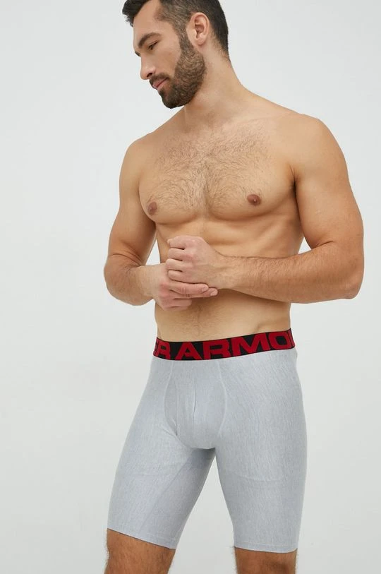 Ανδρικά Μπόξερ και σλιπ Μποξεράκια Under Armour 2-pack γκρι - Image 2