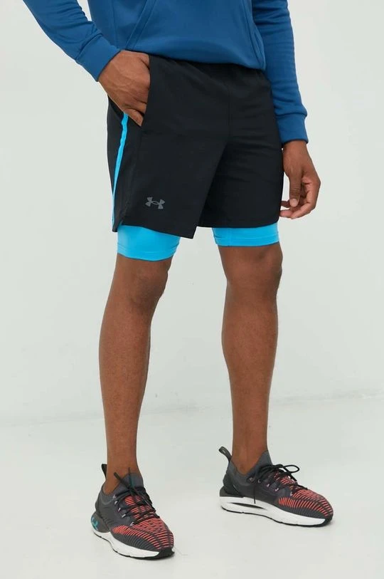 Ανδρικά Σορτς τρεξίματος Under Armour Launch μαύρο