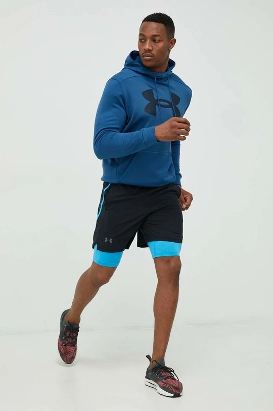 Ανδρικά Σορτς τρεξίματος Under Armour Launch μαύρο - Image 2