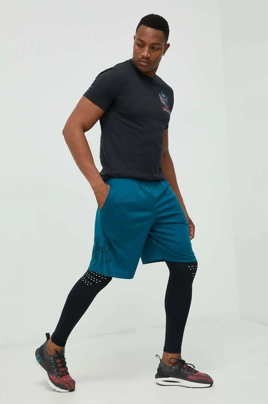 Ανδρικά Σορτς προπόνησης Under Armour Tech Graphic πράσινο - Image 2