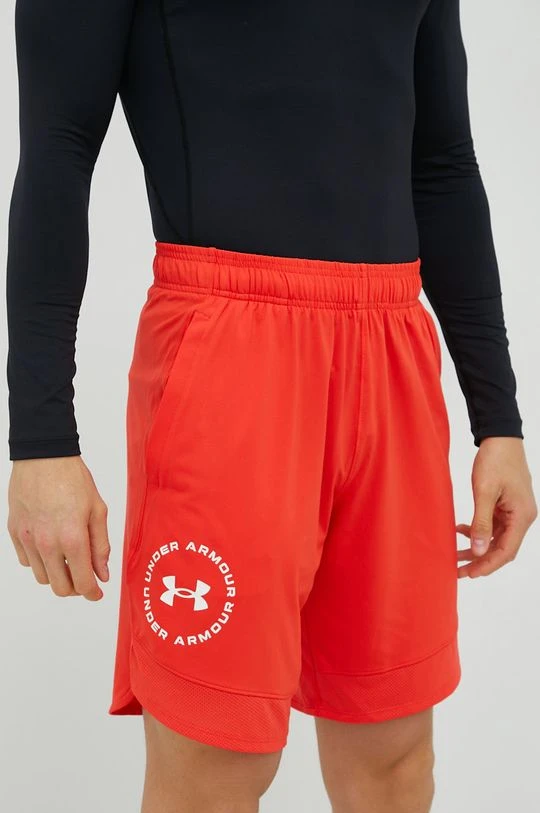 Ανδρικά Σορτς προπόνησης Under Armour κόκκινο
