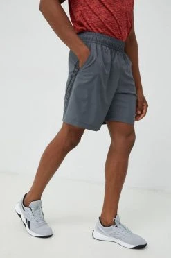 Ανδρικά Σορτς προπόνησης Under Armour Graphic , χρώμα: γκρι