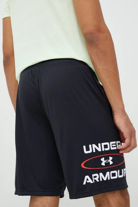 Ανδρικά Σορτς προπόνησης Under Armour Tech Wordmark Graphic μαύρο - Image 3
