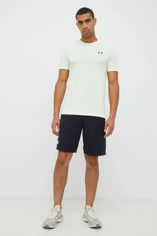 Ανδρικά Σορτς προπόνησης Under Armour Tech Wordmark Graphic μαύρο - Image 4