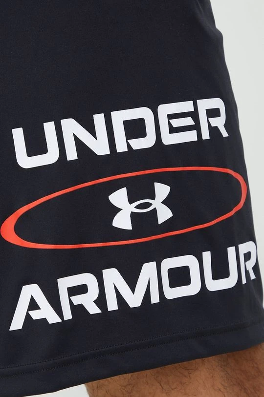 Ανδρικά Σορτς προπόνησης Under Armour Tech Wordmark Graphic μαύρο - Image 5