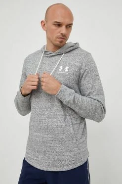 Ανδρικά Χωρίς φερμουάρ Μπλούζα Under Armour γκρι,