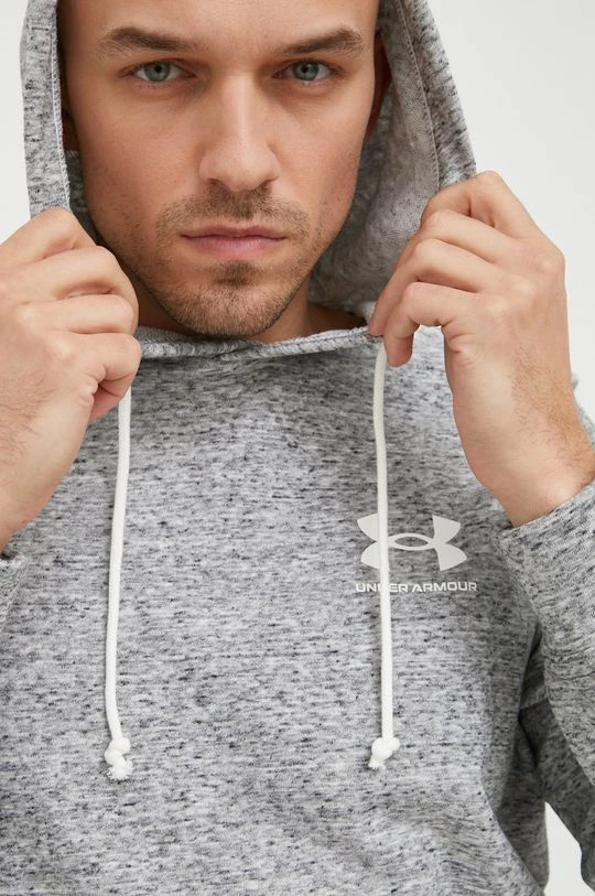 Ανδρικά Χωρίς φερμουάρ Μπλούζα Under Armour γκρι, - Image 4