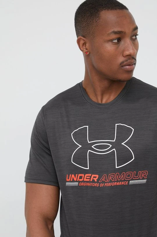 Ανδρικά Μπλουζάκια Μπλουζάκι προπόνησης Under Armour Training Vent Graphic γκρι