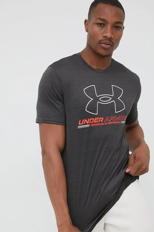 Ανδρικά Μπλουζάκια Μπλουζάκι προπόνησης Under Armour Training Vent Graphic γκρι - Image 4
