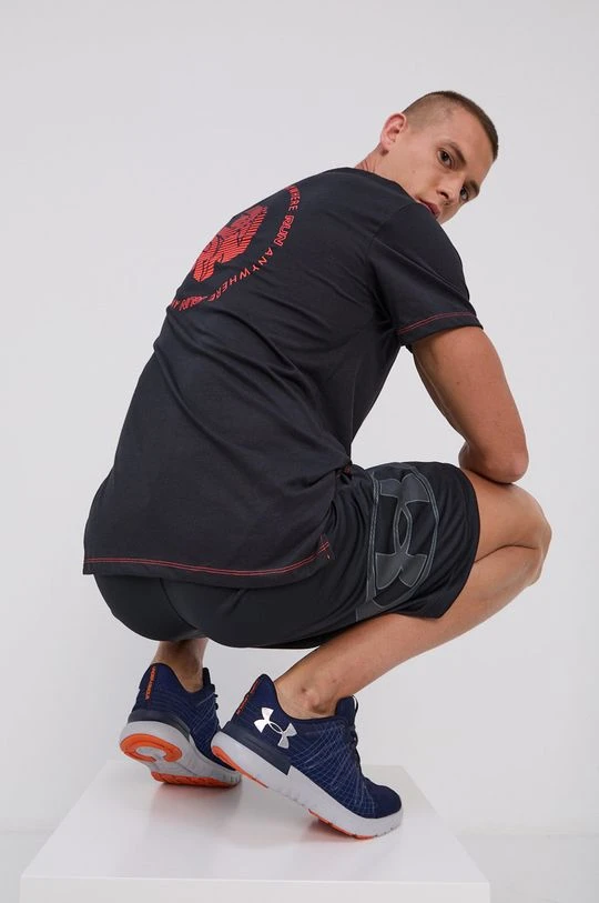 Ανδρικά Μπλουζάκια Μπλουζάκι Under Armour χρώμα: μαύρο - Image 3