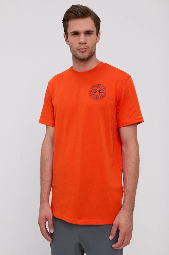 Ανδρικά Μπλουζάκια Μπλουζάκι Under Armour χρώμα: πορτοκαλί - Image 2