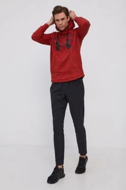 Ανδρικά Χωρίς φερμουάρ Μπλούζα Under Armour χρώμα: κόκκινο