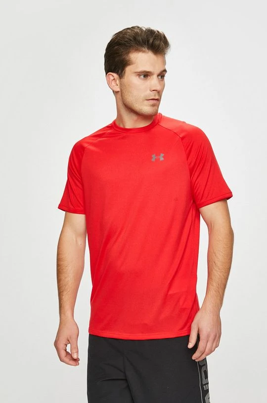 Ανδρικά Μπλουζάκια Μπλουζάκι προπόνησης Under Armour Tech 2.0 κόκκινο