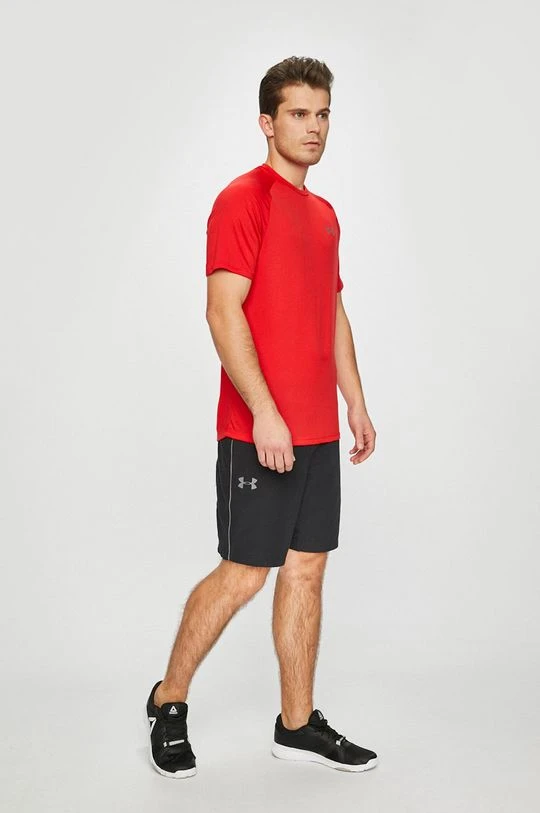 Ανδρικά Μπλουζάκια Μπλουζάκι προπόνησης Under Armour Tech 2.0 κόκκινο - Image 2