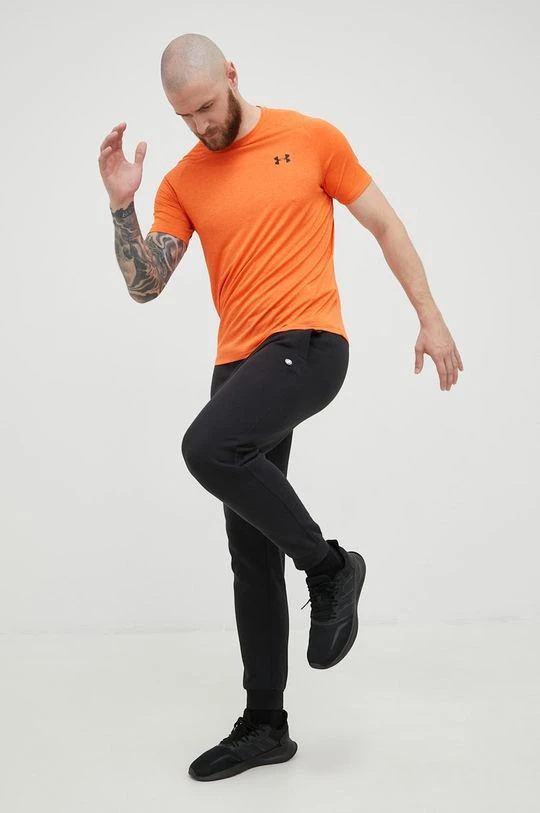 Ανδρικά Μπλουζάκια Μπλουζάκι προπόνησης Under Armour Tech 2.0 πορτοκαλί - Image 2