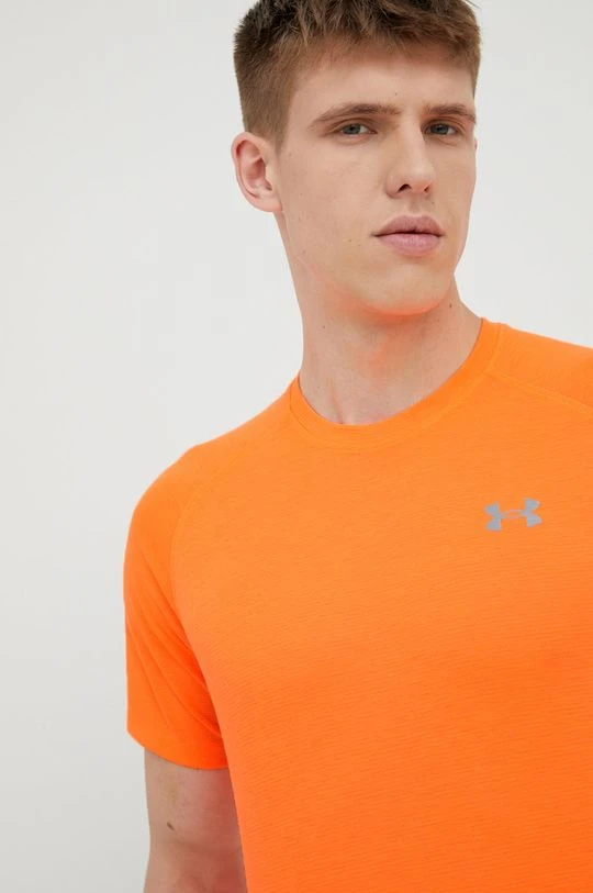 Ανδρικά Μπλουζάκια Μπλουζάκι προπόνησης Under Armour Streaker πορτοκαλί - Image 6