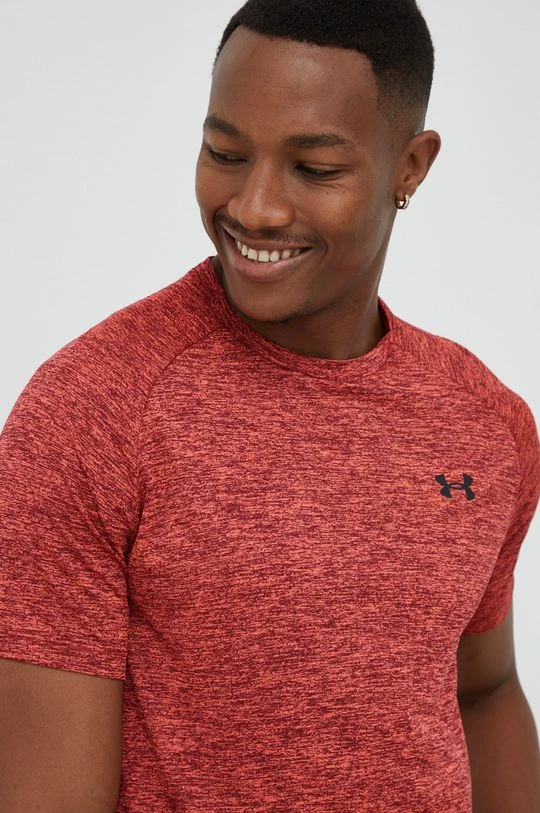 Ανδρικά Μπλουζάκια Μπλουζάκι προπόνησης Under Armour Tech 2.0 κόκκινο - Image 4