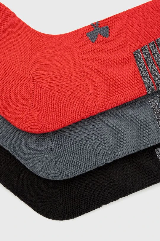 Ανδρικά Κάλτσες Under Armour (3-pack) χρώμα: κόκκινο - Image 2