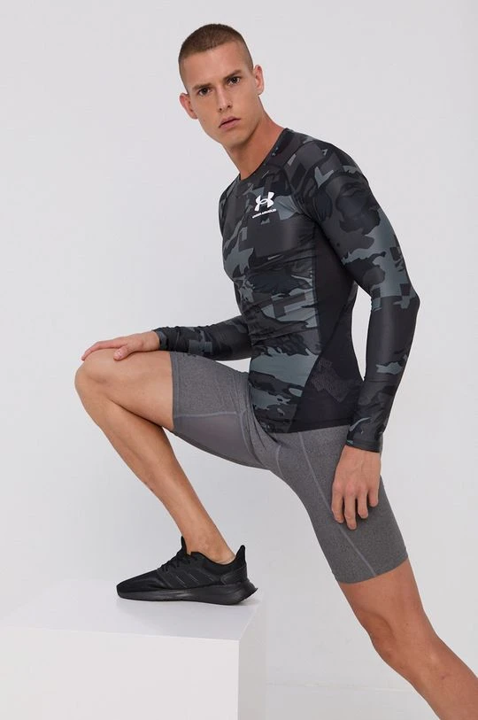Ανδρικά Μακρυμάνικα Longsleeve Under Armour χρώμα: μαύρο - Image 2
