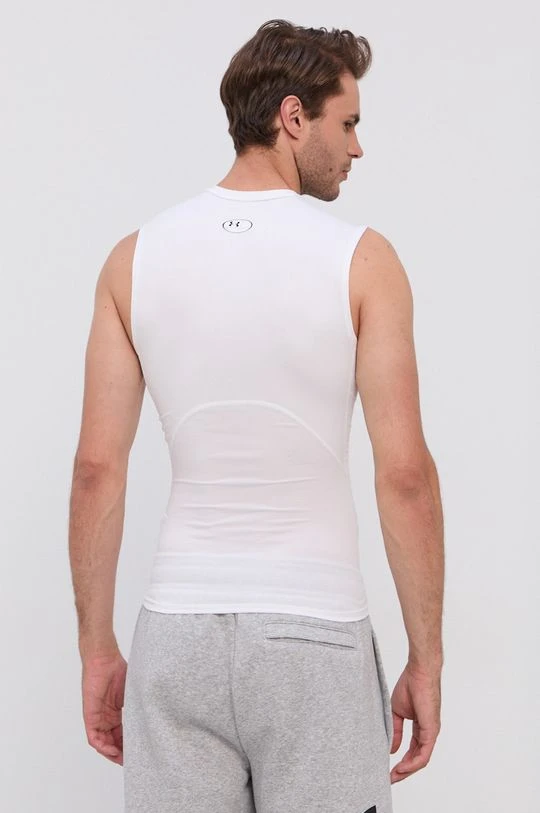 Ανδρικά Αμάνικα Μπλουζάκι Under Armour χρώμα: άσπρο - Image 3