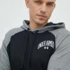 Ανδρικά Χωρίς φερμουάρ Μπλούζα Under Armour μαύρο, με κουκούλα