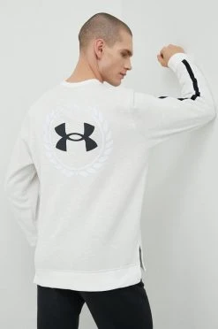 Ανδρικά Χωρίς φερμουάρ Μπλούζα Under Armour μπεζ,